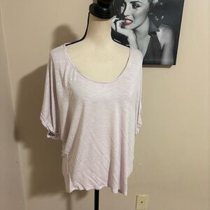 White House Black Market Soft Pink Short Sleeve Top